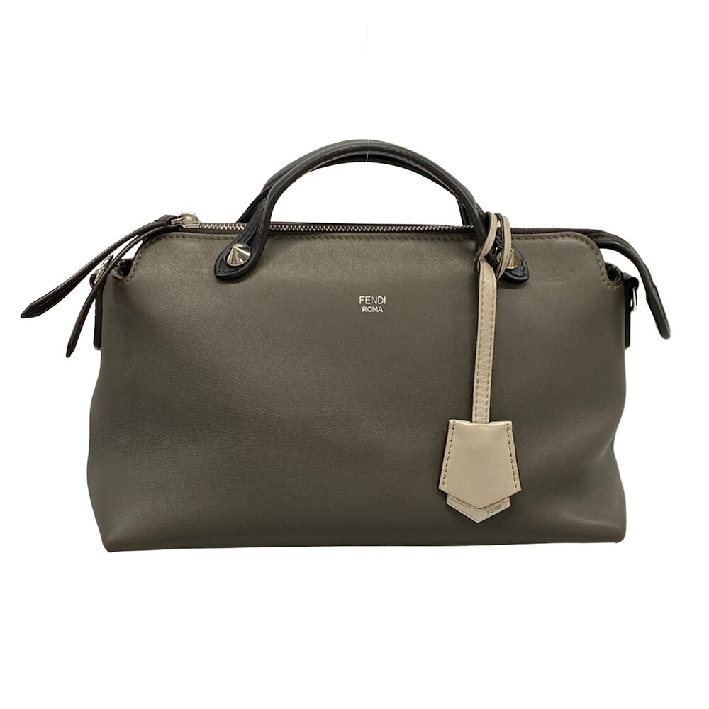 Fendi By The Way Medium Handbag 8BL146 Dark Gray Black